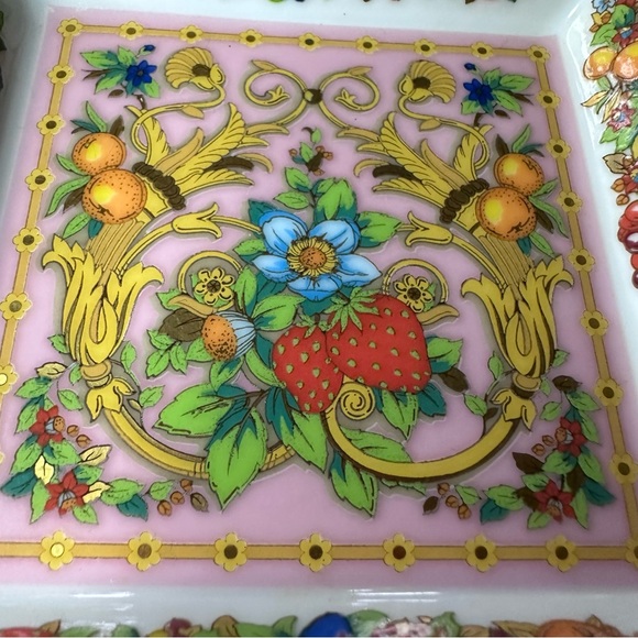 Versace by Rosenthal Butterfly Garden Porcelain Tray - Picture 4 of 7